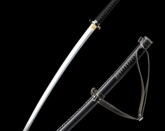 Espada Katana de The Walking Dead hecha a mano / Espada samurái funcional de acero 1095 / Regalo coleccionable para cosplay