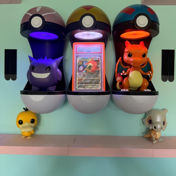 Pokéball Tin Display Insert STL Bundle – Figure & Card Displays (Personal Use)