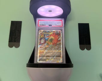 Pokéball Tin Graded Card Display Insert (PSA) – Slab Holder STL File (Personal Use)