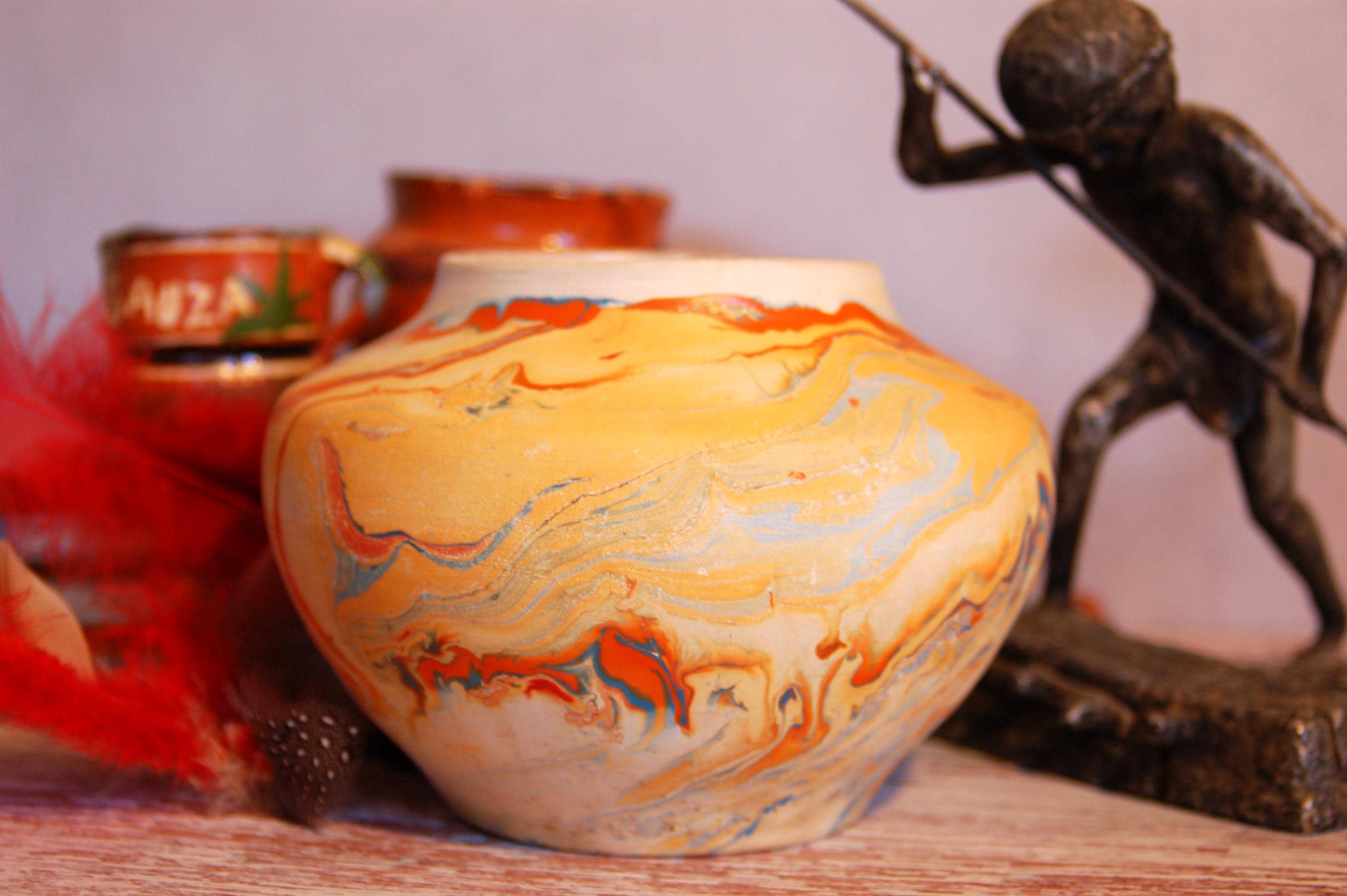 Nemadji Pottery Vase - Etsy display picture 1