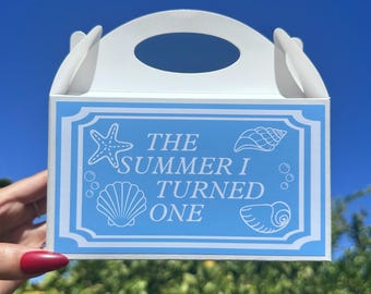 The Summer I One Party Favor Boxes | Gastgeschenke