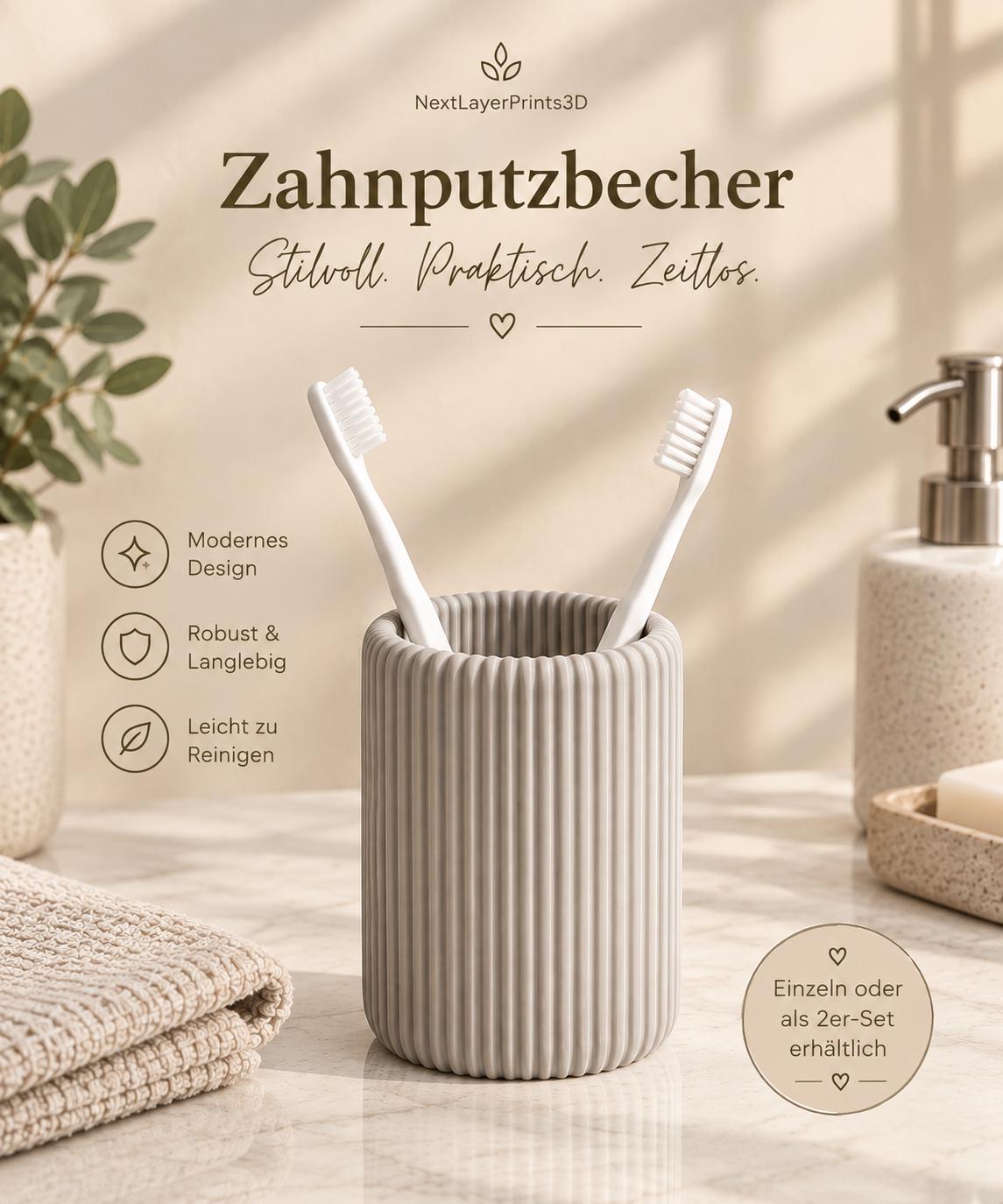 Zahnputzbecher set