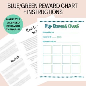 Blue/Green Chart + Instructions