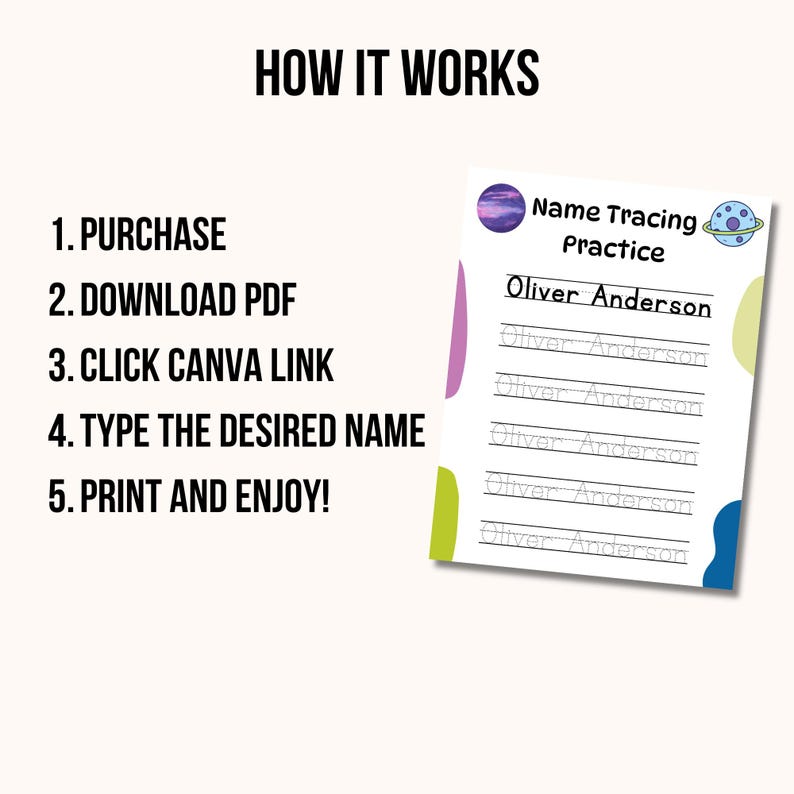 Editable Name Tracing Worksheet, Preschool Handwriting Practice ...