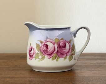 Vintage PK Unity German Lusterware Rose Creamer | Kahla China | Rose Ombre