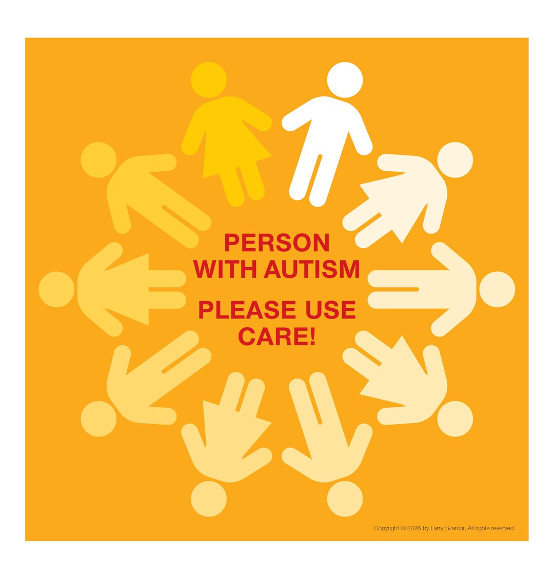 Autism Awareness Symbol/sign, Autism Safety, Autism Decal ...