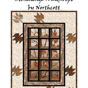 Windswept Quilt Kit 56x74 Northcott Stongehenge Windswept collection Confident Beginner