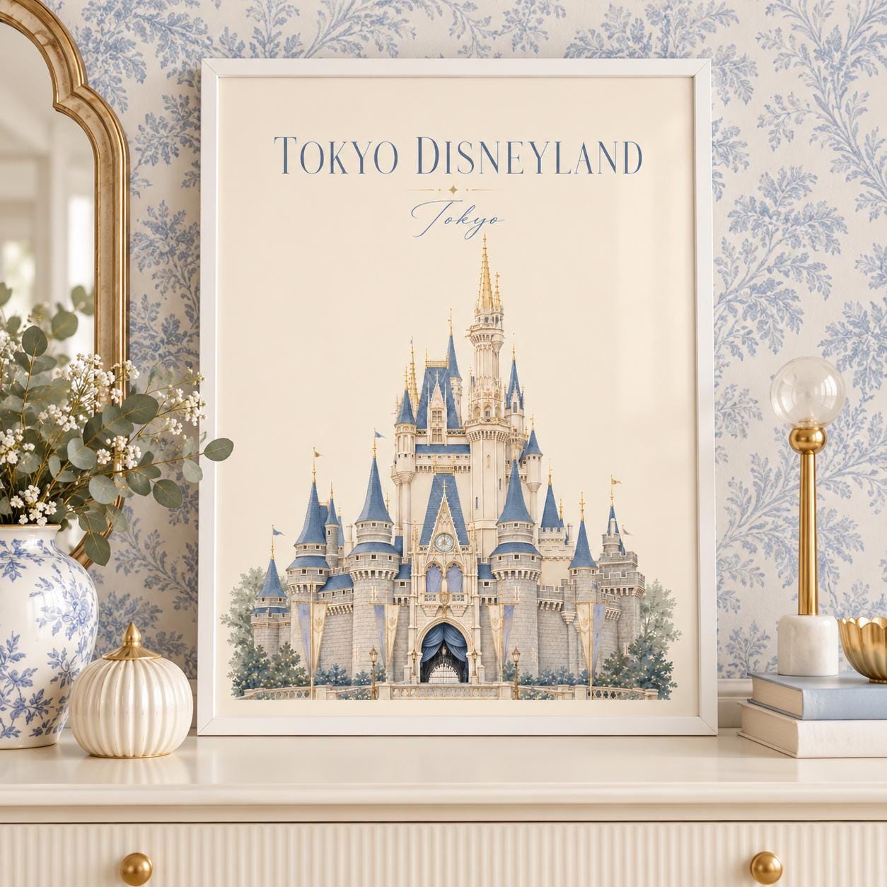 Tokyo Disneyland Frame - Etsy