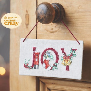 Christmas Alphabet Cross Stitch Pattern by Lucie Heaton, PDF Counted Cross Stitch Chart Download