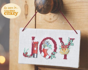 Christmas Alphabet Cross Stitch Pattern by Lucie Heaton, PDF Counted Cross Stitch Chart Download