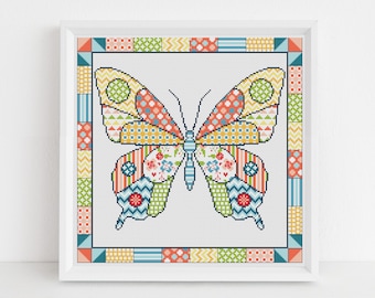 Cookie Bear With Butterfly Any Occasion Cross Stitch Card Kit