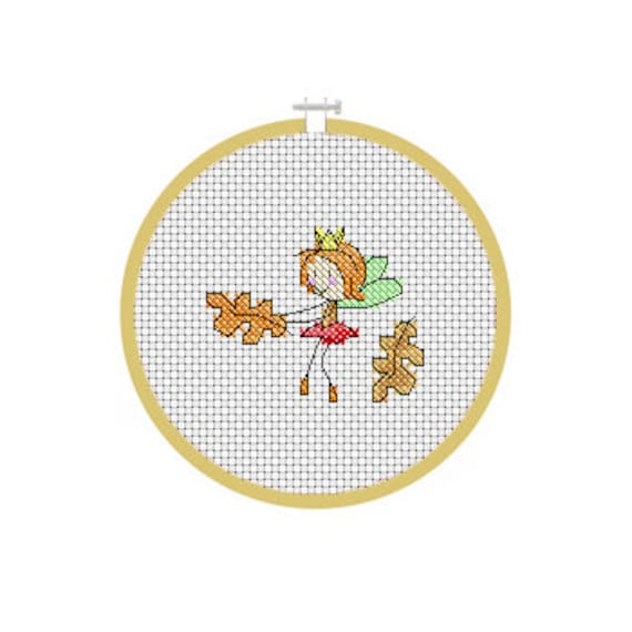 September Fairy / PDF Cross Stitch Pattern