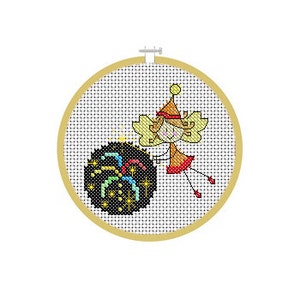 November Fairy / PDF Cross Stitch Pattern