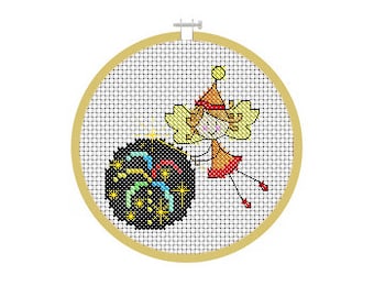 November Fairy / PDF Cross Stitch Pattern