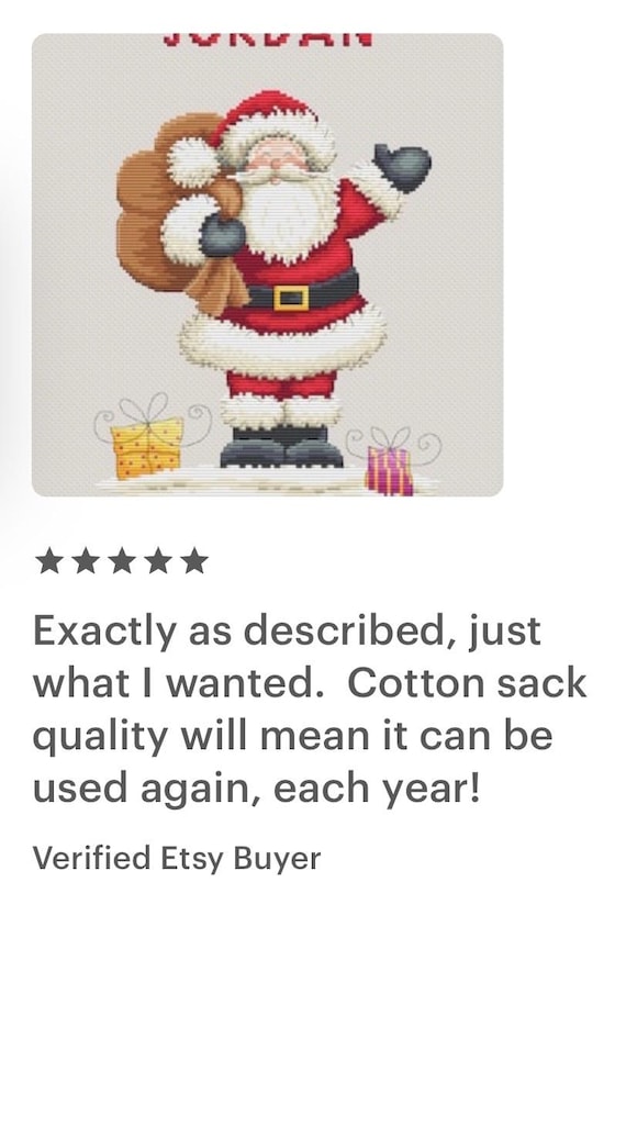 Patrón De Punto De Cruz Contado De Papá Noel - Tabla Para Bordar DIY, Motivo Navideño, Diseño Ankicoleman