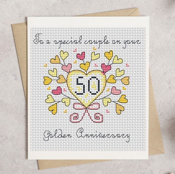 Anniversary Cards Cross Stitch Pattern - Lucie Heaton - Digital PDF Counted Cross Stitch Chart Download
