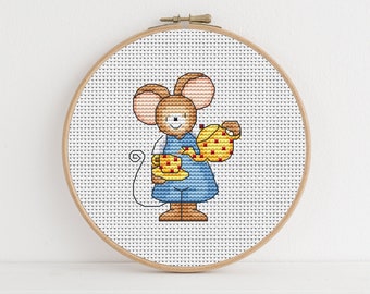 Furry Tales Teapot Cross Stitch Pattern / FT018 / Cross Stitch Pattern PDF Download / Lucie Heaton