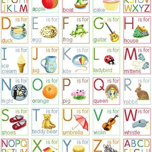 Alphabet Baby Sampler PDF Cross Stitch Pattern par Lucie Heaton image 4