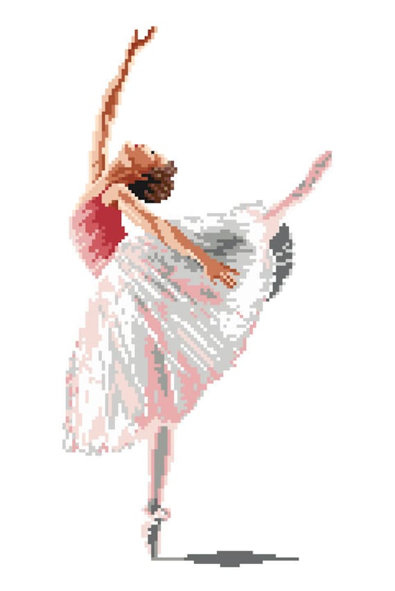 Ballerina / PDF Cross Stitch Pattern