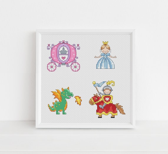 Fairy Tale Cross Stitch Pattern Set - Lucie Heaton - Digital PDF Counted Cross Stitch Chart Download