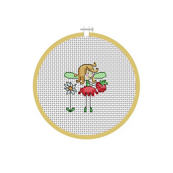 July Fairy / PDF Cross Stitch Pattern