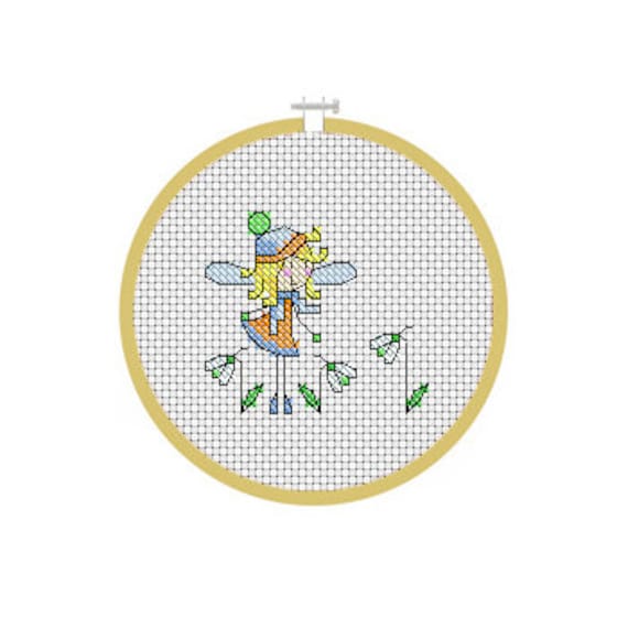 January Fairy / PDF Cross Stitch Pattern