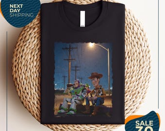 Toy Story T-Shirt | Buzz Lightyear Woody Shirt For Men Women | Animation Tee Shirt | Movie Lover Gift
