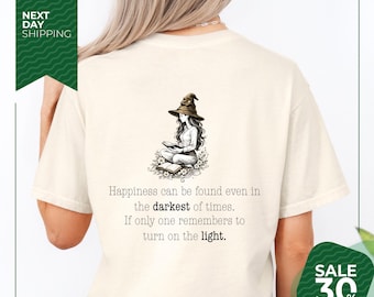 Bookish Quote Comfort Colors® Shirt | Magical Book Lover Shirt | Wizard Inspired Quote Tee | Fantasy Reader Shirt | Book Lover Gift Tee