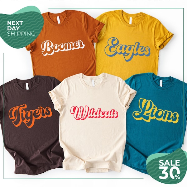 Custom Mascot Shirt | Personalized School Spirit Tee | Custom Team Mascot Shirt | Game Day School Shirt | School Pride Tee
