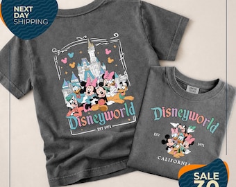 Comfort Colors® Mickey and Friends Shirt | Disneyworld Est. 1971 Shirt | Disneyland Shirt | Retro mouse and Friends Tee | Family Trip Shirt
