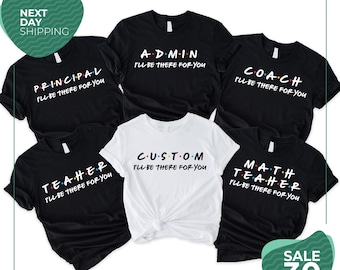 Custom School Staff Shirt | Principal Admin Coach Tee | Back To School Staff Shirt | Educator Appreciation Gift | School Employee Tee