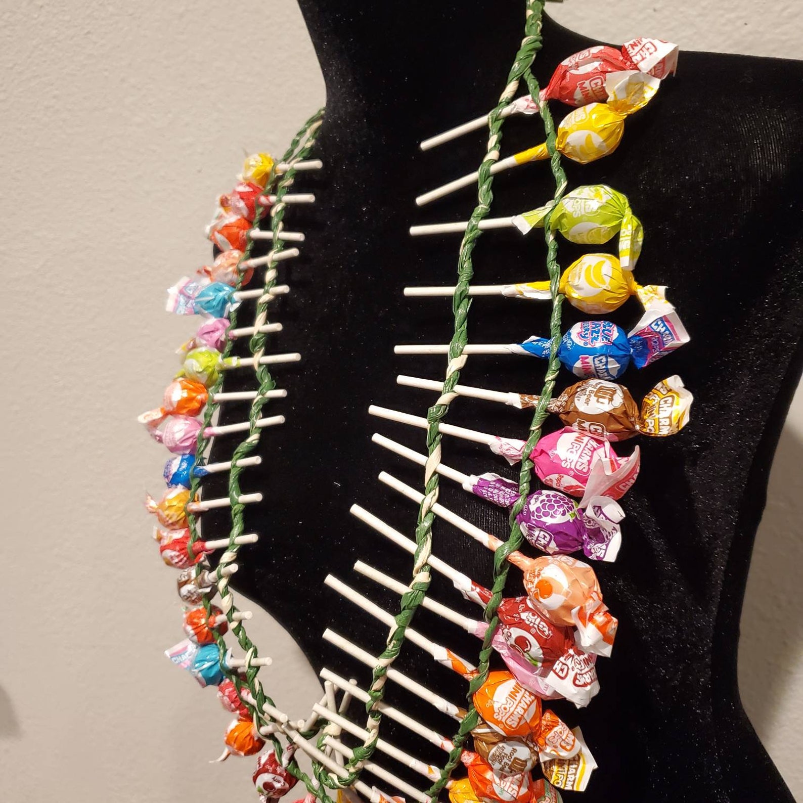 Mini Lollipops Candy leis double bubble Gum leisgraduation Etsy