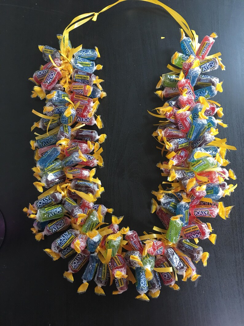 Graduation Candy Leis Double Jolly Rancher Leisgraduation Etsy