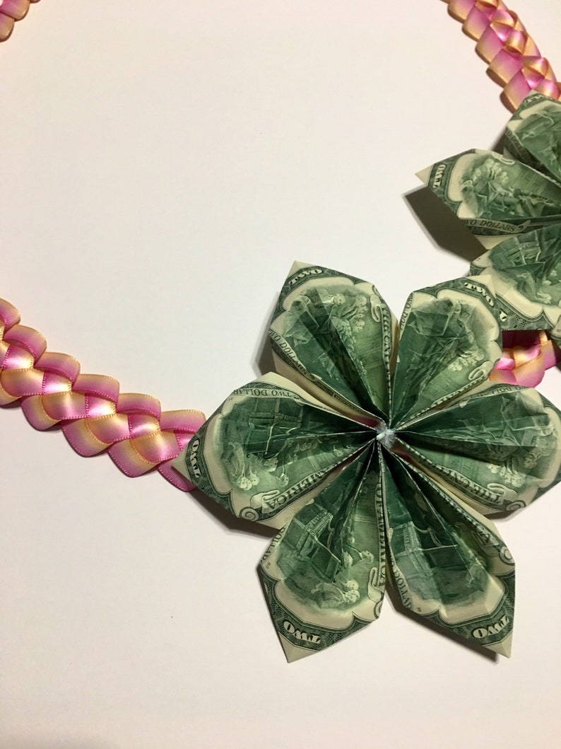 Flower Money leisgraduation Leis Orchid lei Etsy