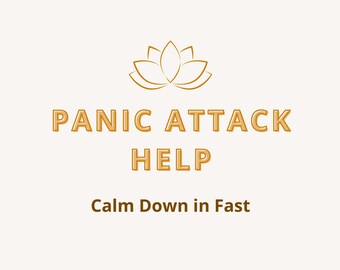 Panic Attack Help Worksheet, Anxiety Relief Tool, Nervous System Reset (PDF Download)
