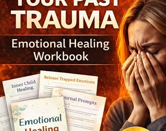 Emotional Healing Workbook Bundle, Self-Love, & Inner Peace Journal, Mental Health Printable (PDF)