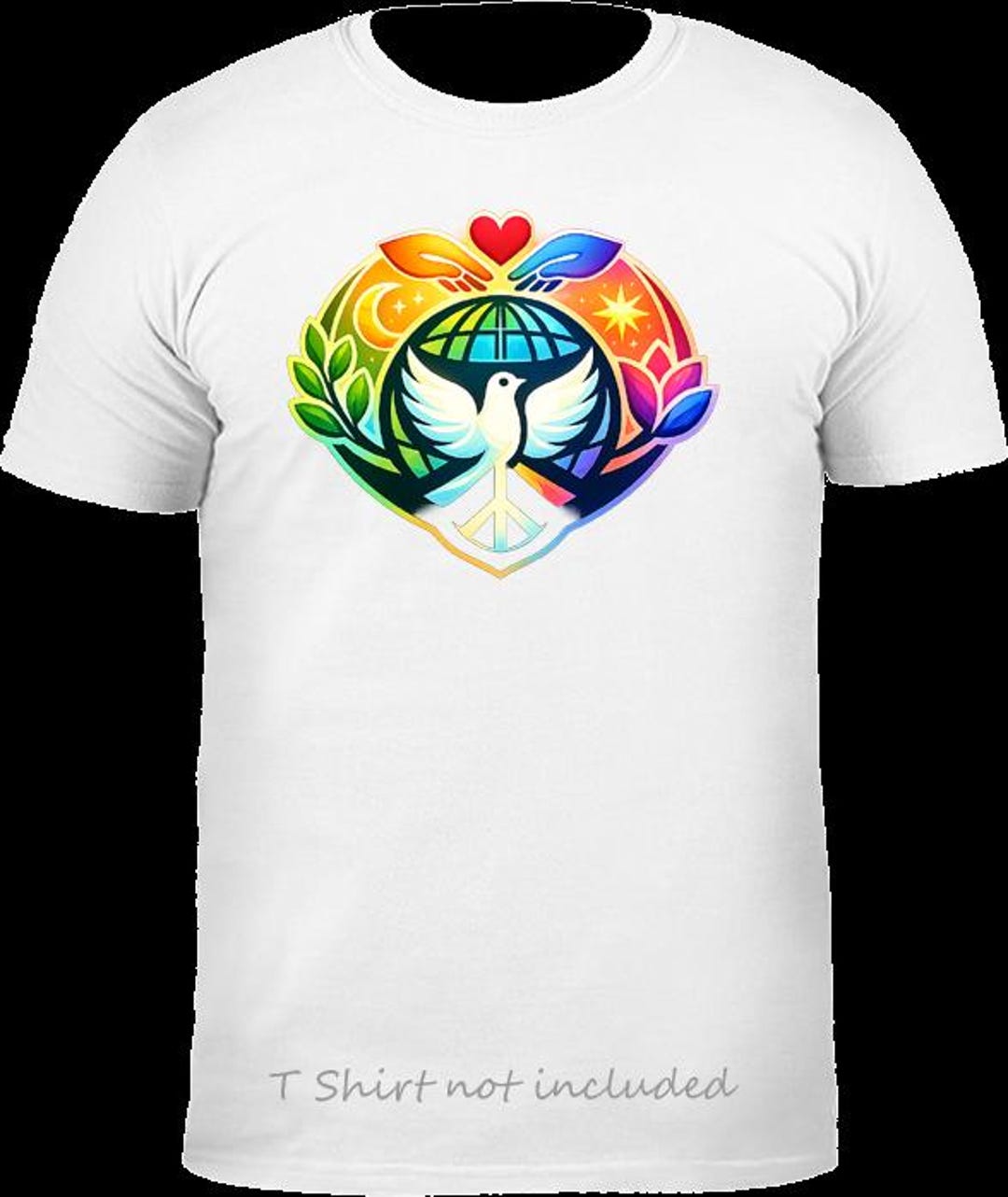 Symbol for Peace and Unity PNG Digital Download (color and Black ...