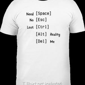 Ctrl Alt Del PNG: Need Space, Alt Reality (Digital Download)