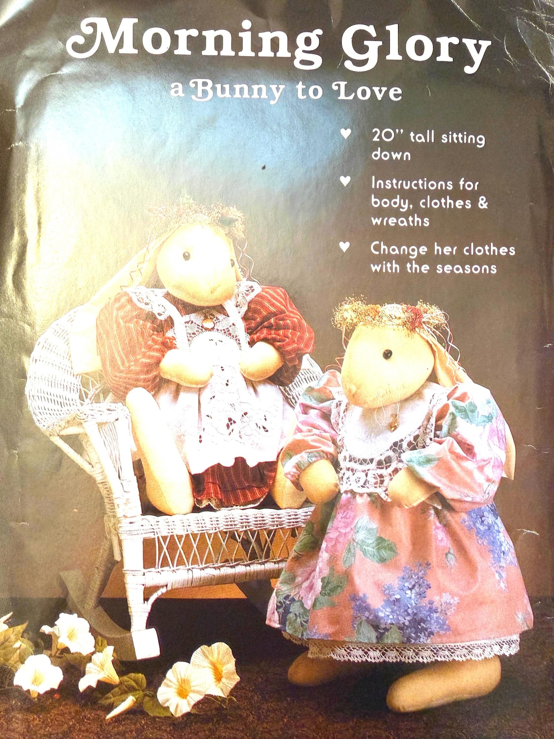 Morning Glory Bunny Sewing Pattern: 20