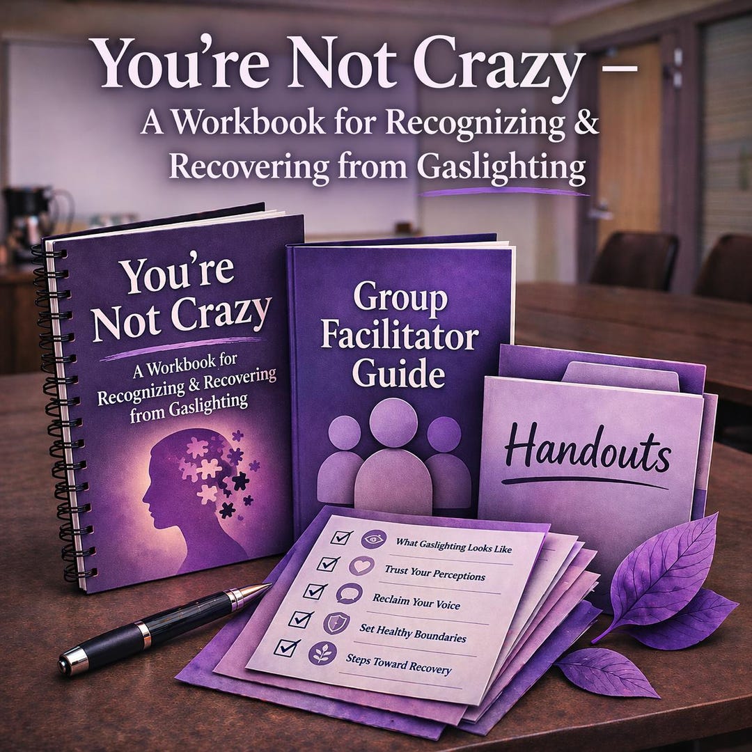 Gaslighting and Emotional Abuse Workbook With Group Facilitator Guide ...