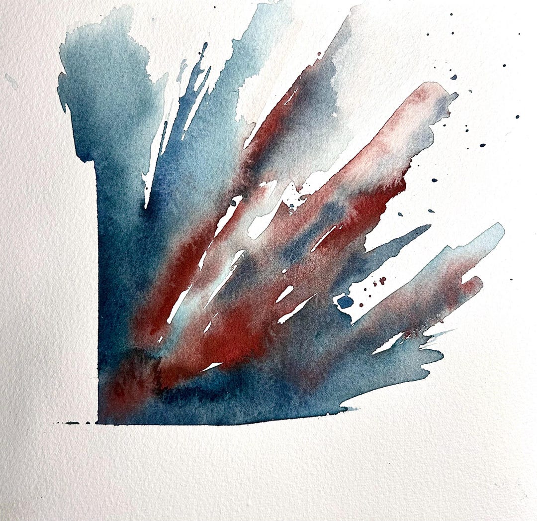 Abstract Watercolor - Etsy