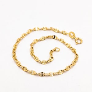 Armband i 18k 0,92 massivt 18k guld - Handgjorda italienska smycken - Texturerat armband i 750 gult guld - Lyxigt statement-armband - Investeringsobjekt