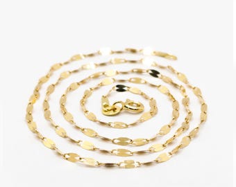Collar de oro macizo de 18k (1,14) - Joyería italiana artesanal con cadena de oro amarillo 750 y colgante de lujo texturizado - Una inversión atemporal