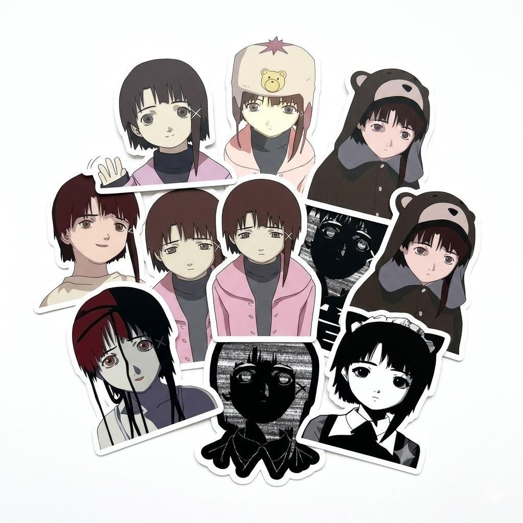 Serial experiments lain sticker - Etsy 日本