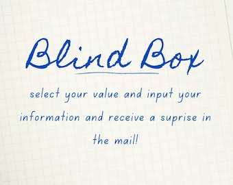 Blind Box - Accessoarer och T-shirts