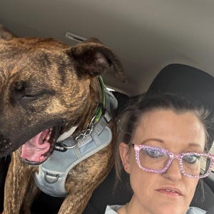 Hand-Rhinestoned Pink Eyewear Topper, Magnetic Bling Glasses Accessory