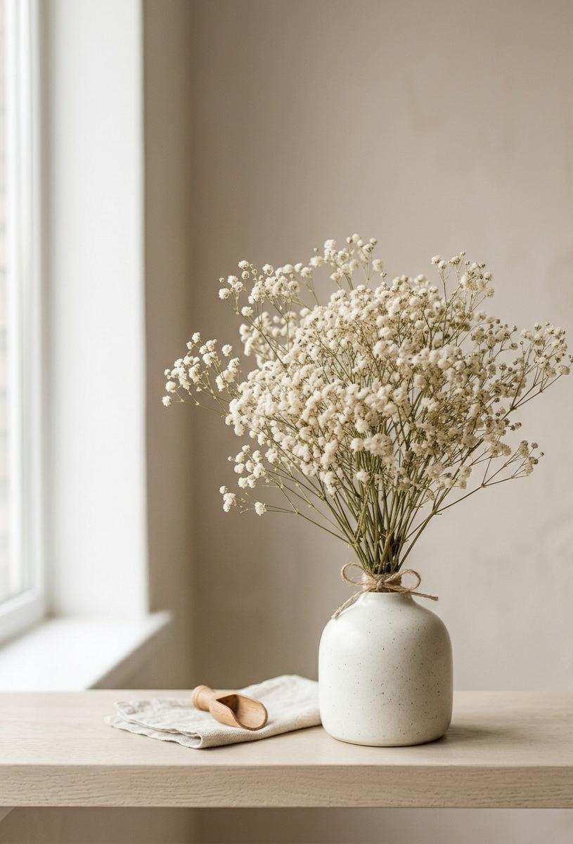 Dried Gypsophila Bouquet