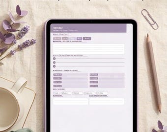 ADHD Mom Daily Planner | Neurodivergent Reset Kit (Instant Download PDF)