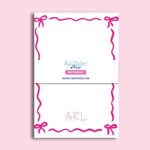 Personalized Notepad Custom Stationery Pad to Do List Task Planner Cute Notepad Office Gift Stationary Preppy Stationary Men Desk Organizer