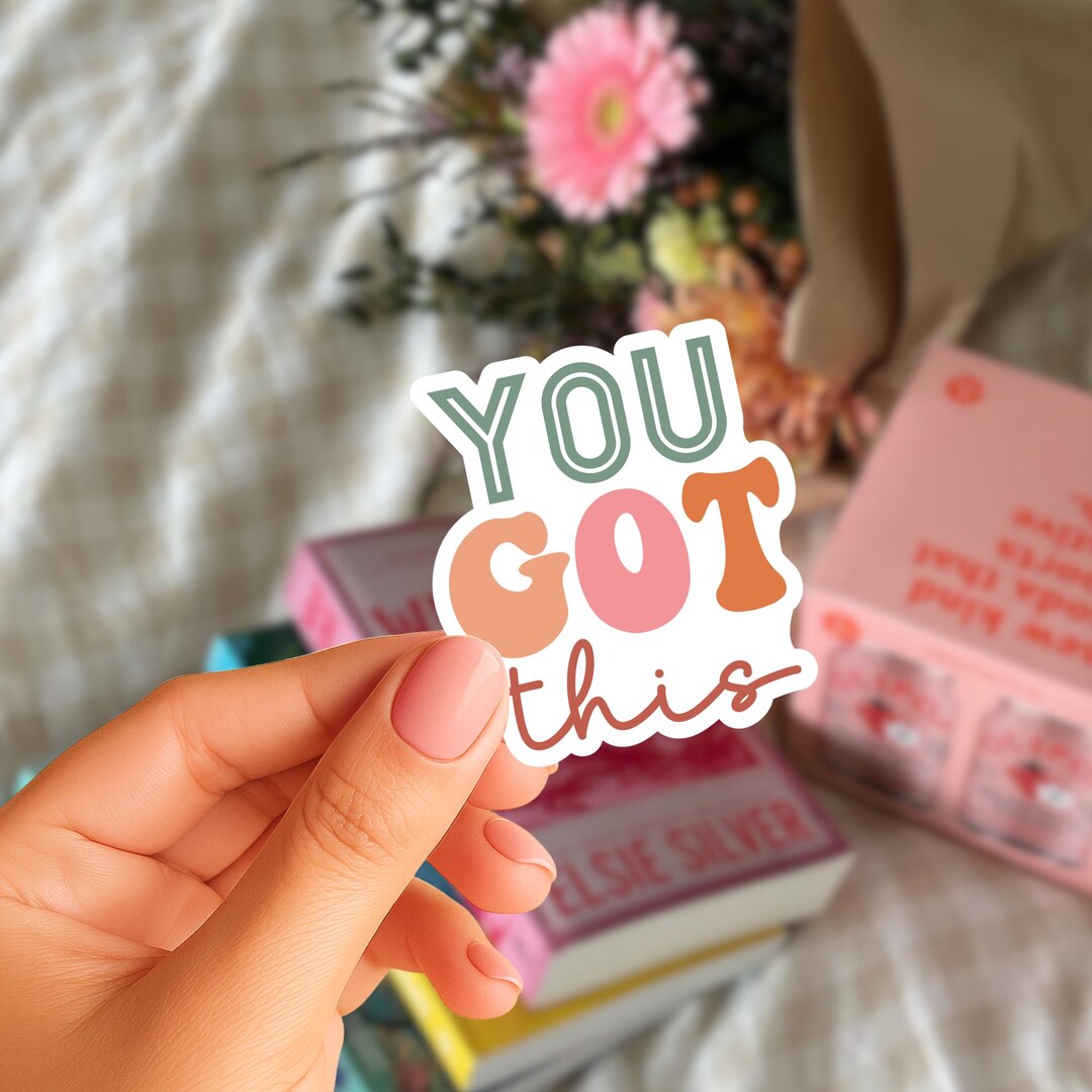 Motivational Vinyl Sticker Waterproof Laptop Water Bottle Tumbler ...